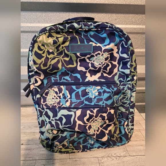 Vera Bradley Accessories - Vera Bradley Blue and Green Floral Backpack